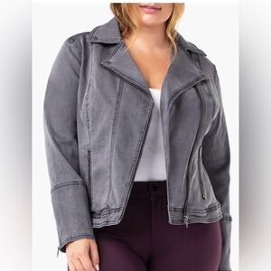 Liverpool Titanium Wash Denim Jacket